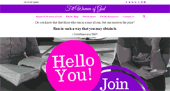 Desktop Screenshot of fitwomenofgod.com